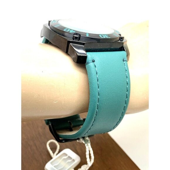 Oceanaut Men's Watch OC1343 Barletta Silver Dial Date Leather Band 44mm - Picture 13 of 15